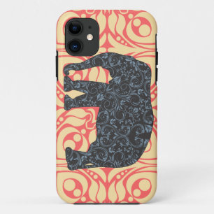 StellaRoot Damast Elefant Vintage Preppy Case-Mate iPhone Hülle