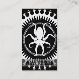 StellaRoot Krake Cracken Muster Visitenkarte