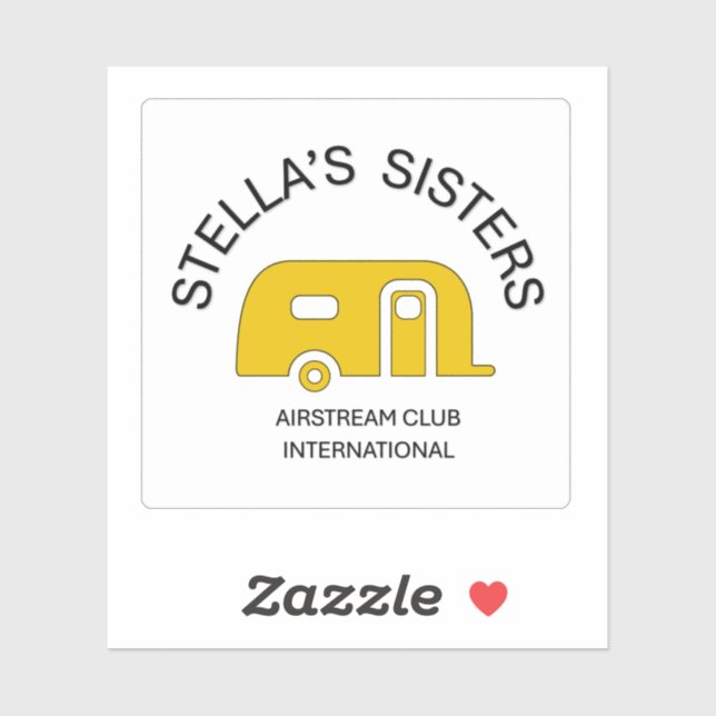 Stella's Sisters Extra Small Square Vinyl Sticker (Blatt)