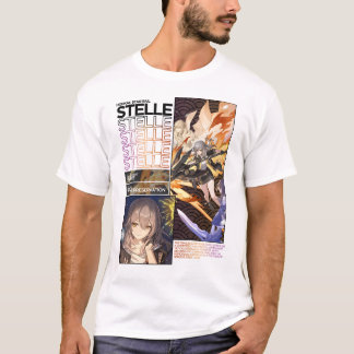 Stelle Fire Character Info - Honkai Star Rail T-Shirt