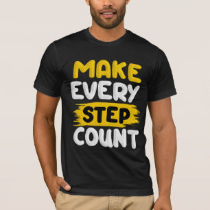 Stellen Sie alle Schrittzähler ein T-Shirt