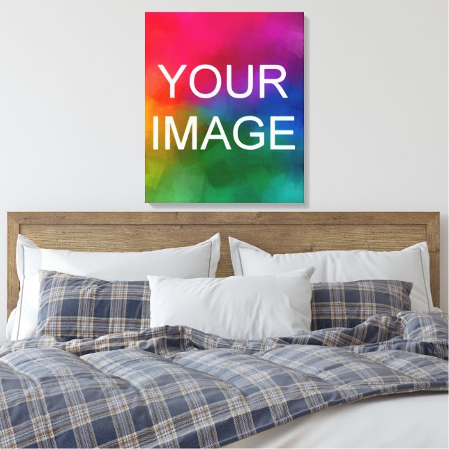 Stellen Sie das Bild oder Logo Ihres Fotos individ Leinwanddruck (Insitu (Schlafzimmer))