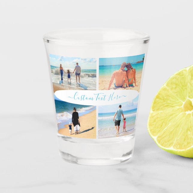 Stellen Sie das Geschenk des Foto-Shotglases mit T Schnapsglas (Vorderseite)