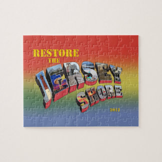 Stellen Sie das Jersey-Uferpuzzlespiel wieder her Puzzle