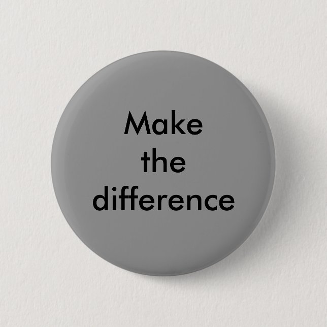 Stellen Sie den Unterschiedknopf her Button (Vorderseite)