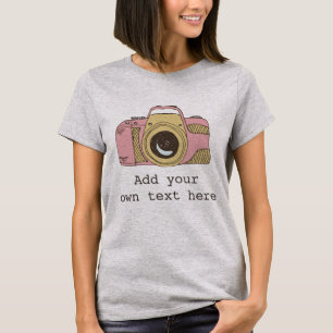Stellen Sie der Fotograf-Kamera-T - Shirt Ihrer