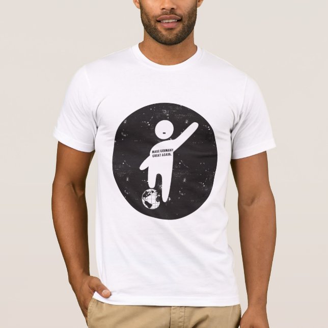 Stellen Sie Deutschland großes wieder T-Shirt her (Vorderseite)