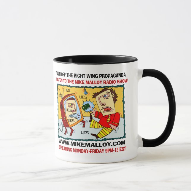 STELLEN SIE DIE FERNSEHTasse AB Tasse (Rechts)
