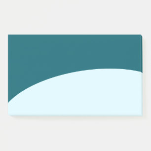 Stellen Sie die Notizen Blau grün mit Swirl ein