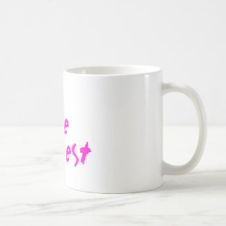 Stellen Sie die weiße/Rosa WestTasse gegenüber Tasse