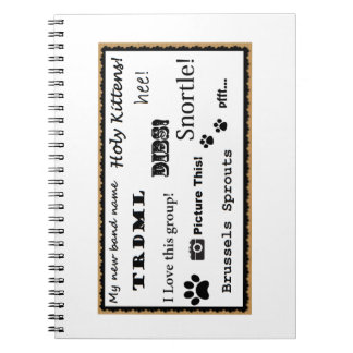 Stellen Sie dieses dar! Notizbuch Notizblock