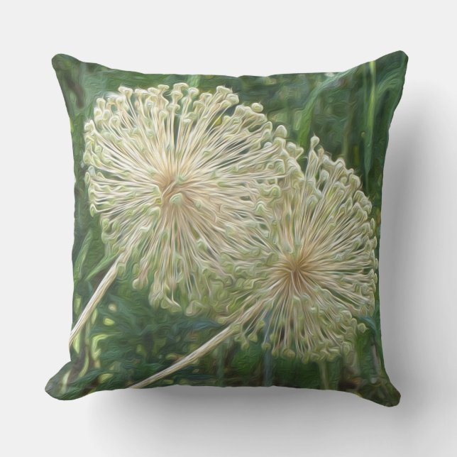 Stellen Sie einen Wunsch Kissen im Freienher (Vorderseite)