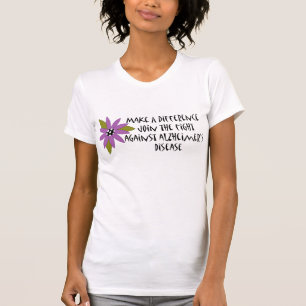Stellen Sie eines Unterschied-Alzheimer T - Shirt
