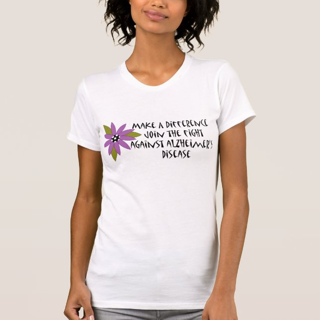 Stellen Sie eines Unterschied-Alzheimer T - Shirt (Vorderseite)
