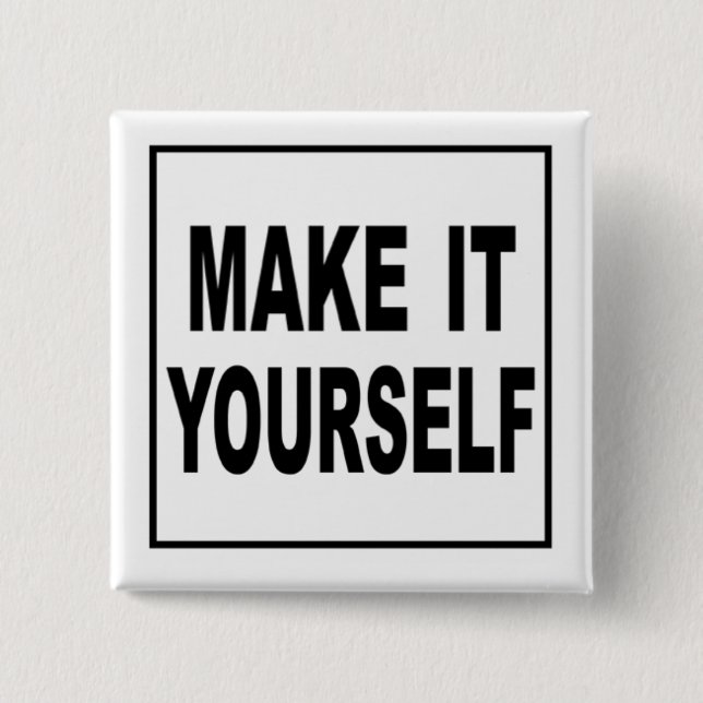 Stellen Sie es sich kundenspezifische Button (Vorderseite)