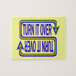 Stellen Sie es um das inspirierende Sprichwort-Zit Puzzle