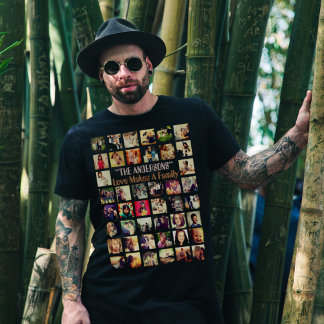 Stellen Sie hier den Text und die Foto-Collage ein T-Shirt