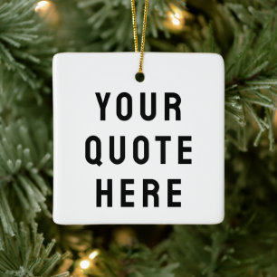 Stellen Sie Ihr Angebot hier Personalisierten Text Keramikornament