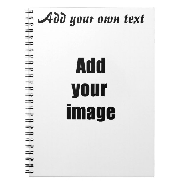 Stellen Sie Ihr eigenes Notizbuch her Notizblock (Vorderseite)