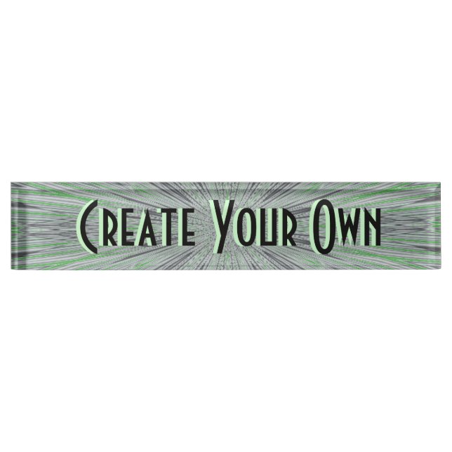 Stellen Sie Ihr eigenes Nummernschild her Namensplakette (Vorderseite)