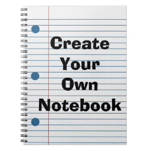 Stellen Sie Ihr eigenes Schulpapier-niedliches Notizblock