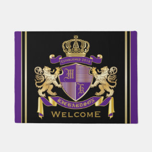 Stellen Sie Ihr eigenes Wappen Fußmatte