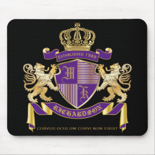 Stellen Sie Ihr eigenes Wappen Mousepad