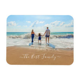 Stellen Sie Ihr Familienmagnet-Geschenk mit Text e Magnet