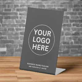 Stellen Sie Ihr Firmenlogo Beruflich sauber und gr Sockelschild