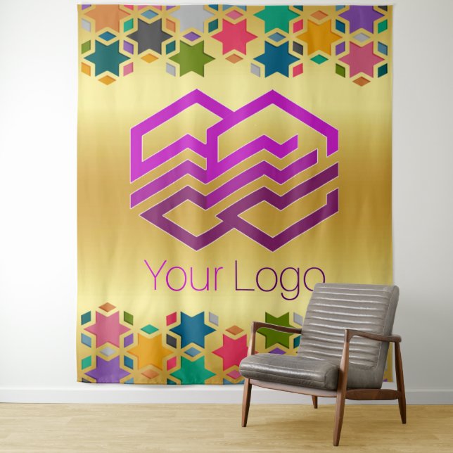 Stellen Sie Ihr Logo oder Ihre Bildband individuel Wandteppich (Beispiel)