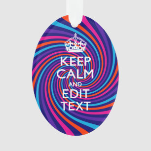 Stellen Sie Ihre Behalten Ruhe im Text ein, mehrfa Ornament