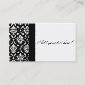 Stellen Sie Ihre eigene Damast-Visitenkarte her Visitenkarte