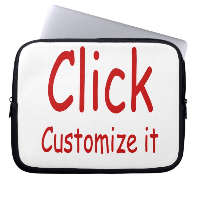 Stellen Sie Ihre eigene Hülse her Laptopschutzhülle (Vorderseite)