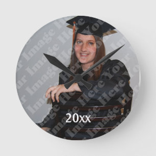 Stellen Sie Ihre eigene kundenspezifische mittlere Runde Wanduhr