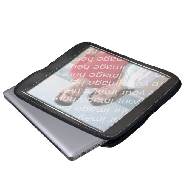 Stellen Sie Ihre eigene Laptopschutzhülle (Vorne Knopf)