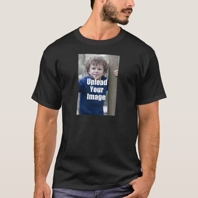 Stellen Sie Ihre eigene personalisierte Foto-Tasse T-Shirt (Vorderseite)