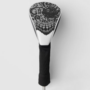 Stellen Sie Ihre eigene schwarze Spitze her Golf Headcover