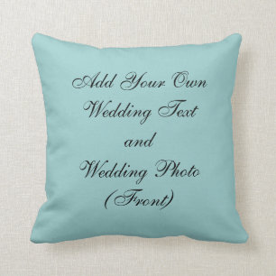 Stellen Sie Ihre eigenen blauen Kissen