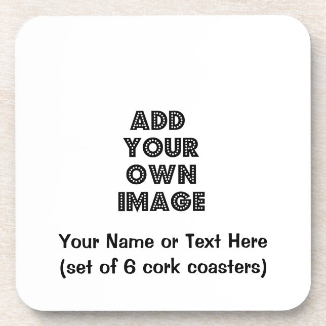 Stellen Sie Ihre eigenen kundenspezifischen Untersetzer (Vorderseite)