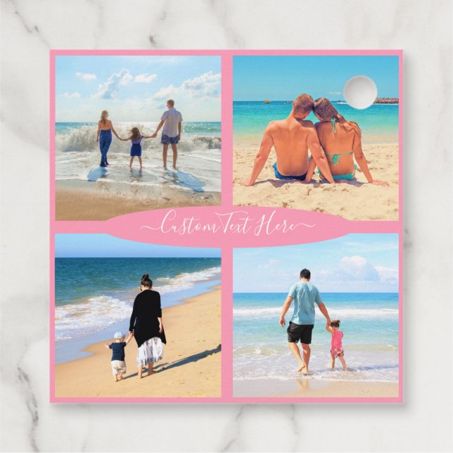 Stellen Sie Ihre Geschenktasten mit Text benutzerd Geschenkanhänger (Rückseite)