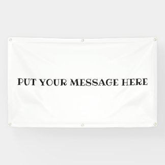 STELLEN SIE IHRE NACHRICHT HIER...AUSSENBANNER BANNER
