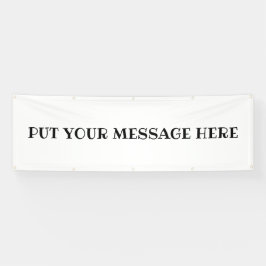 STELLEN SIE IHRE NACHRICHT HIER...AUSSENBANNER BANNER