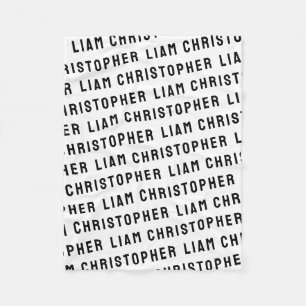 Stellen Sie Ihre neugeborene Personalisierte Name  Fleecedecke