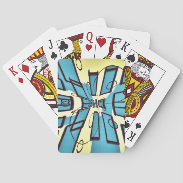 Stellen Sie Ihren Bildschirm ein Spielkarten (Rückseite)