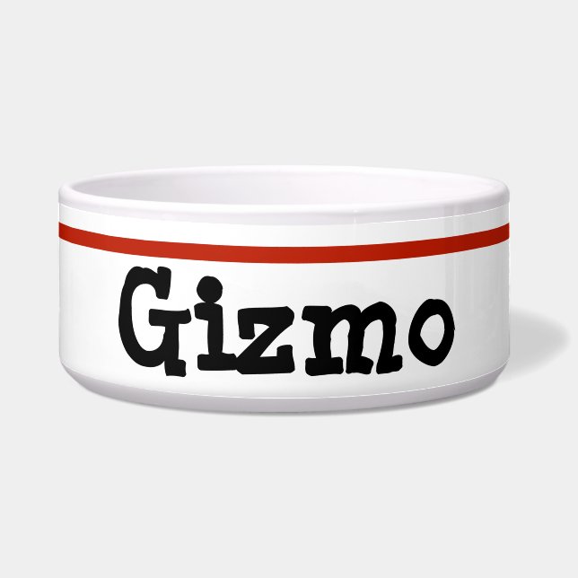 Stellen Sie Ihren eigenen Haustier-Teller her Napf (Vorderseite)