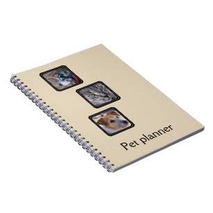 Stellen Sie Ihren eigenen Haustierplaner her Notizblock