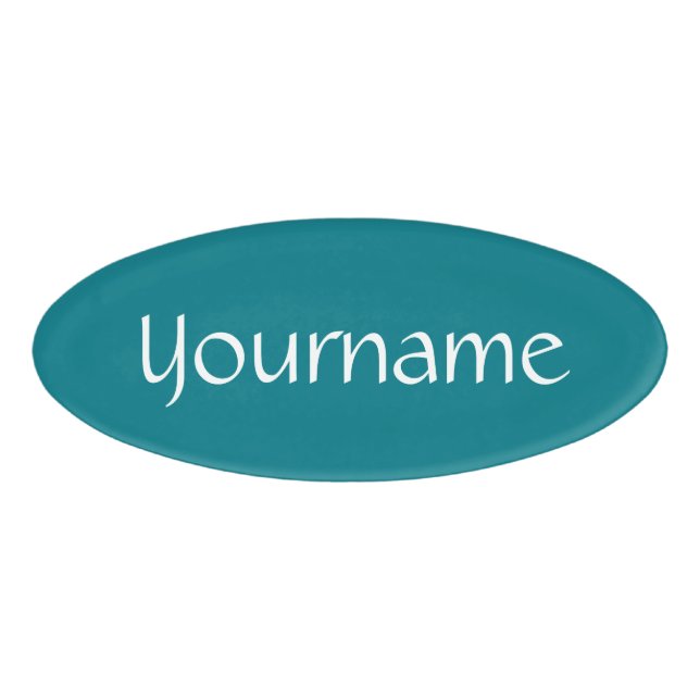 Stellen Sie Ihren eigenen Namensschild her Namenschild (Vorderseite)