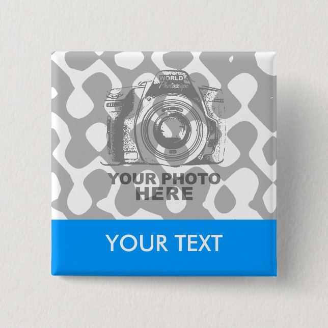 Stellen Sie Ihren eigenen quadratischen Button (Vorderseite)