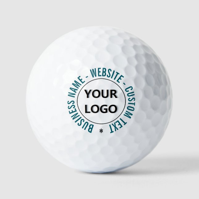Stellen Sie Ihren Logo-Text Werbeaktion für Golfbä Golfball (Vorderseite)