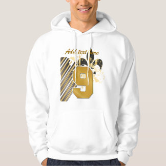 Stellen Sie Ihren Text, Ihre Lilie ein Hoodie